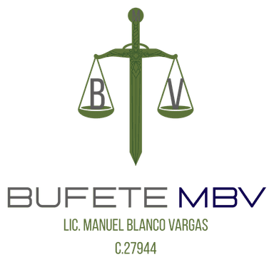 Sello profesional de Lic. Manuel Ángel Blanco Vargas, Bufete MBV